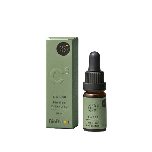 BioBloom - Bio CBD Öl  8% (800mg) - 10ml